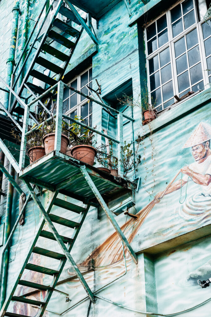 10. Kuala Lumpur Highlight: Streetart an der Masjid Jamek Moschee (1)