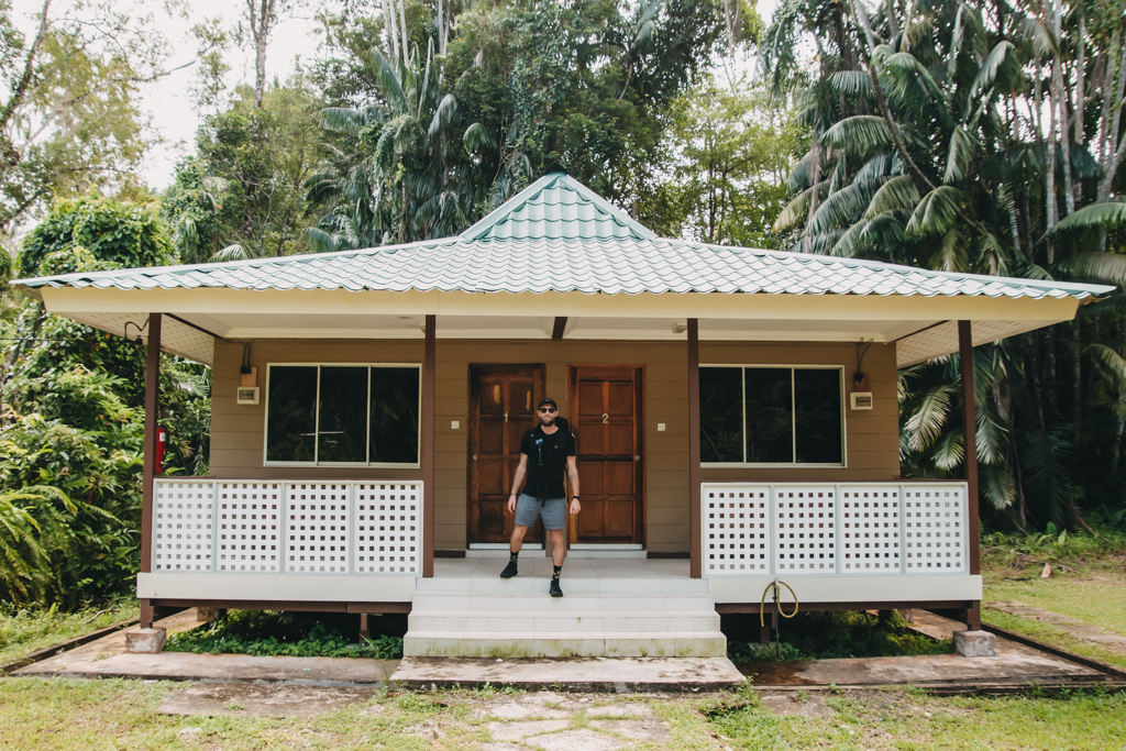 Bungalow im Bako Nationalpark auf Borneo