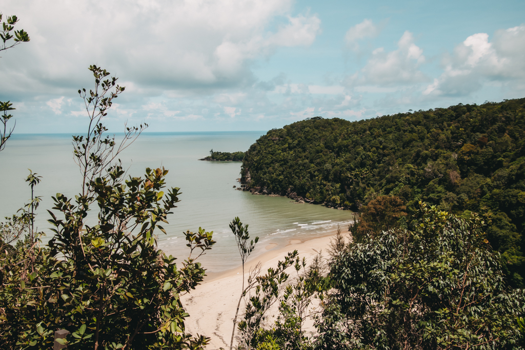 Aussicht auf dem Telok Pandan Besar Trail im Bako Nationalpark auf Borneo